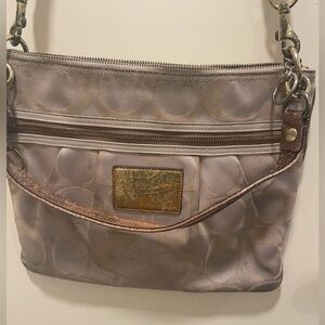 Elegant Coach Poppy Tan  Shoulder Bag